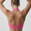 Sujetador halter Alo Softsculpt Feel the Heat - Rosa Paraíso
