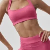Sujetador halter Alo Softsculpt Feel the Heat - Rosa Paraíso