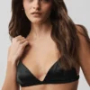 Sujetador Luminous de seda - Negro
