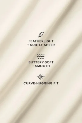 Sujetador Sheer Glow – Marfil