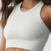 Sujetador sin costuras Delight de cuello alto - Gris claro