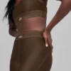 High-Waist Airlift Leggings «Suit Up» - Espresso