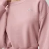 Suéter corto Accolade de cuello redondo - Rosa vintage