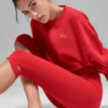 Suéter de cuello redondo Accolade corto - Rojo brillante