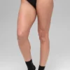 Tanga invisible con detalle de Airbrush - Negro