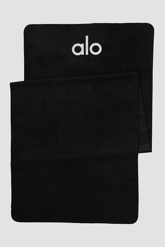 Toalla antideslizante Grounded - Negro