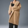 Trench oversize de sherpa - Camel