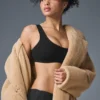 Trench oversize de sherpa - Camel