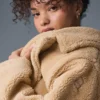 Trench oversize de sherpa - Camel