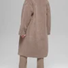 Trench oversize de sherpa - Chai Latte