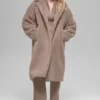 Trench oversize de sherpa - Chai Latte