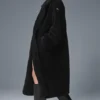 Trench oversize de sherpa - Negro