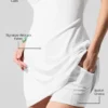 Vestido aerodinámico Airbrush - Blanco/Blanco