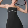 Vestido Airbrush de corte aerodinámico - Negro/Blanco