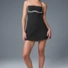 Vestido Airbrush de corte aerodinámico - Negro/Blanco