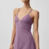 Vestido Airbrush Splendor - Beso de ciruela