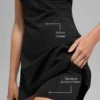 Vestido Airbrush Splendor - Negro