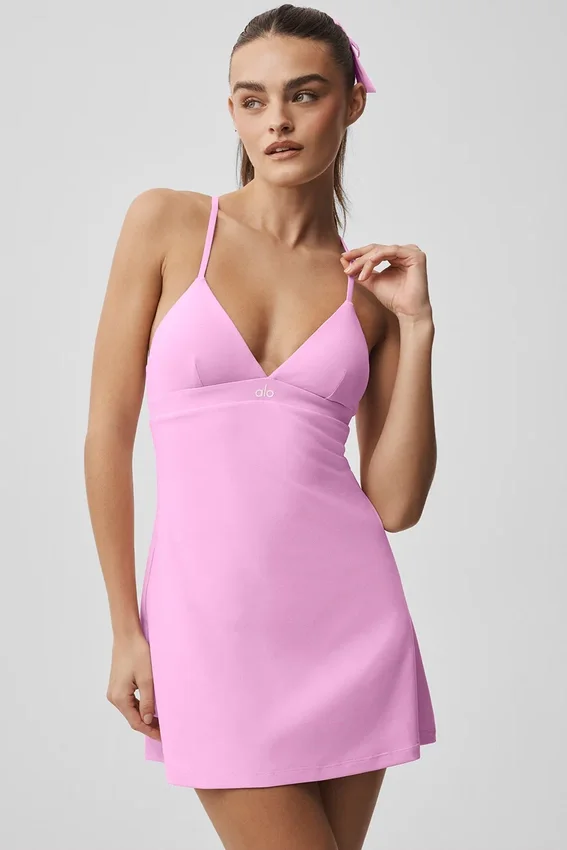 Vestido Airbrush Splendor - Rosa corazón de caramelo
