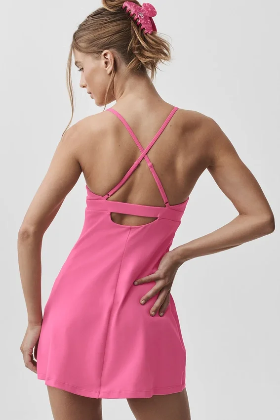Vestido Airbrush Splendor - Rosa paraíso