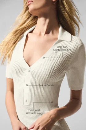 Vestido de jersé Supernatural – Marfil