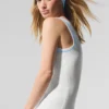 Vestido de punto estilo jersé Tennis Club - Blanco/Azul concha
