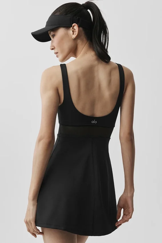 Vestido de tenis Airlift Double Trouble - Negro