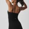 Vestido de tenis Alosoft Courtside - Negro