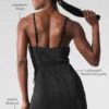 Vestido de tenis «Micro Plisse Game On» - Negro