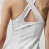 Vestido de tenis tipo corsé Airbrush Sparks Fly – Blanco