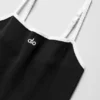 Vestido Highline de jersé acanalado - Negro/Blanco