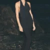Vestido largo con cuello halter «Summer Soiree» - Negro