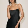 Vestido Radiance de mezcla de seda - Negro
