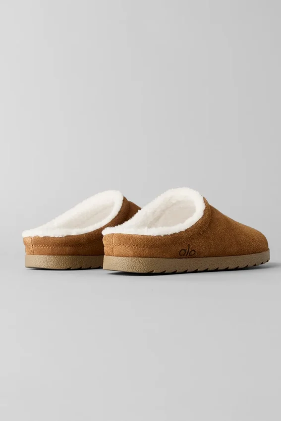Zapatilla de casa Recovery - Marrón/Marfil