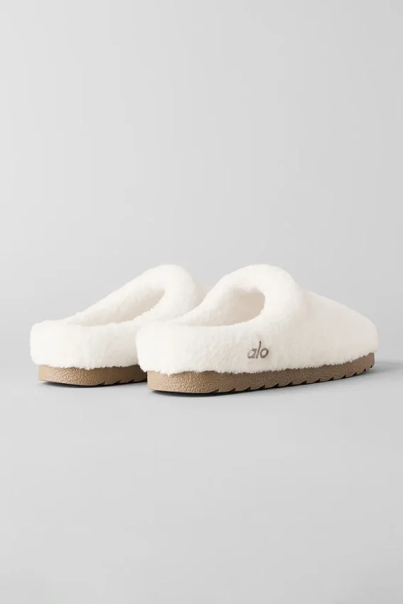 Zapatillas de casa de recuperación Sherpa - Marfil