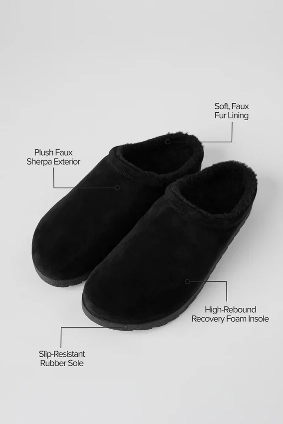 Zapatillas de casa Recovery - Negro
